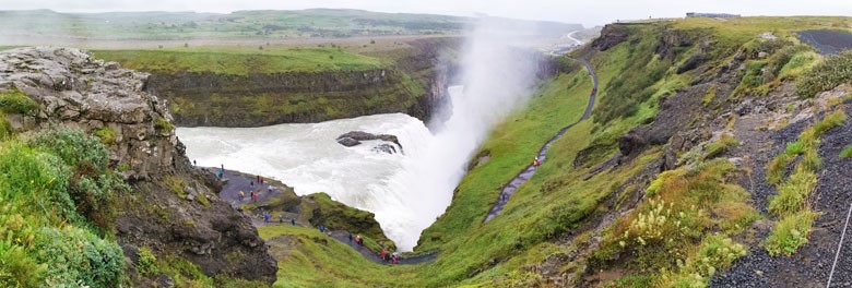 Vodopád Gullfoss